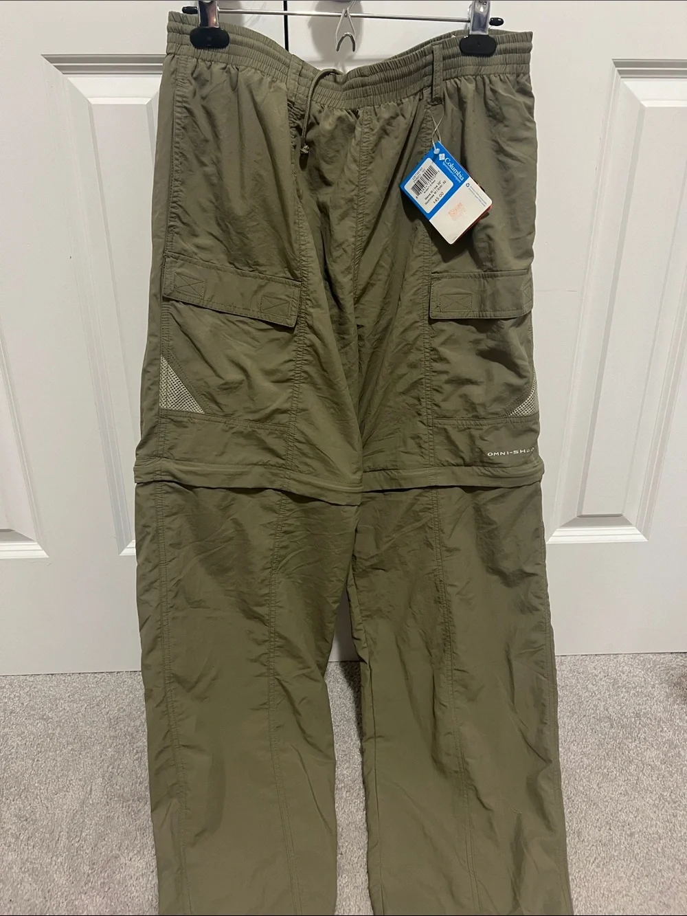 Columbia Olive Green Zip-Off Cargo Pants
